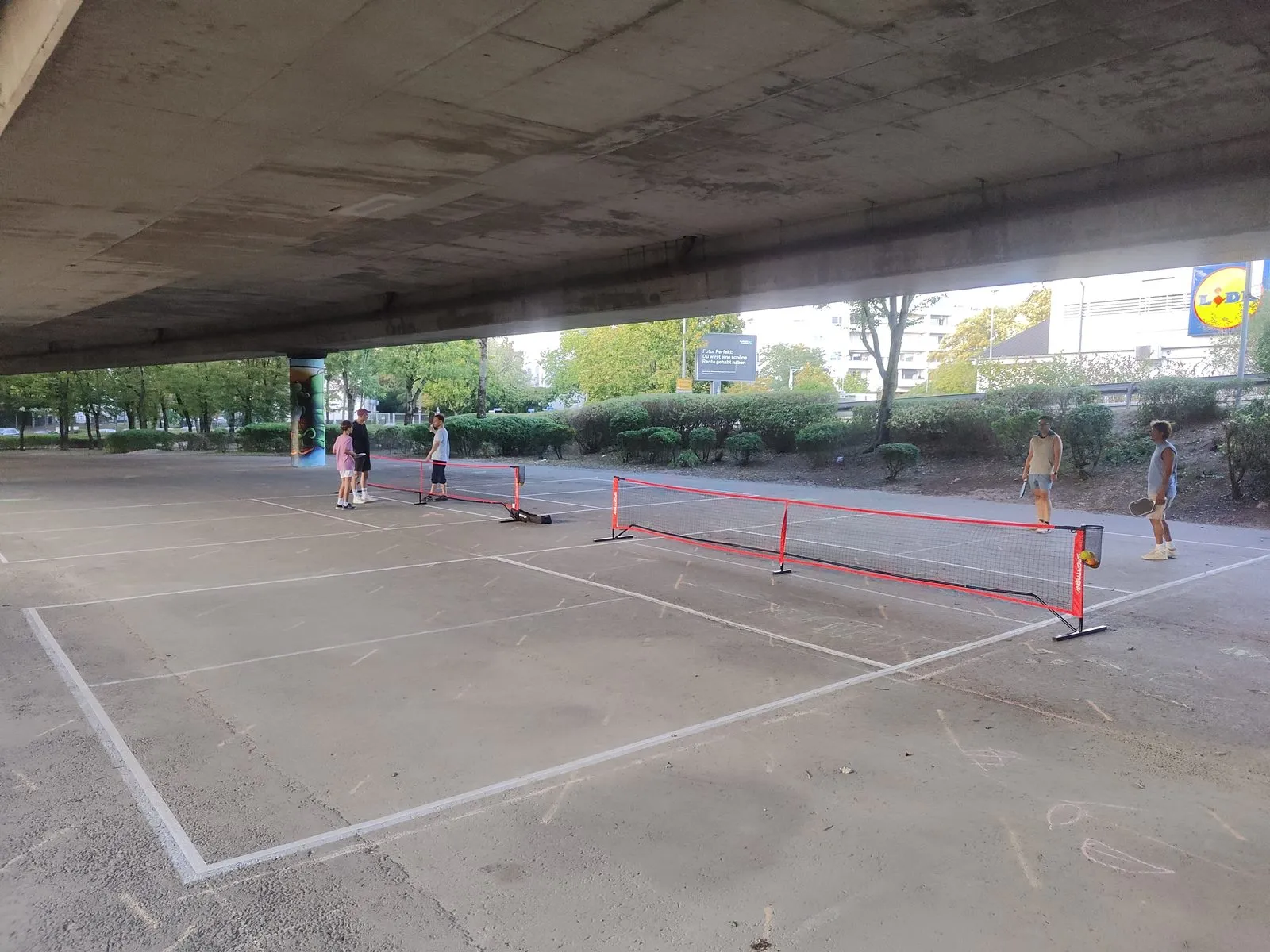 Under the bridge