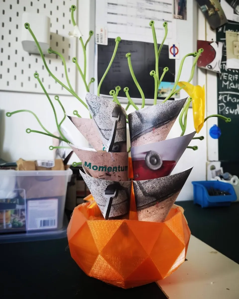 Faceted planter