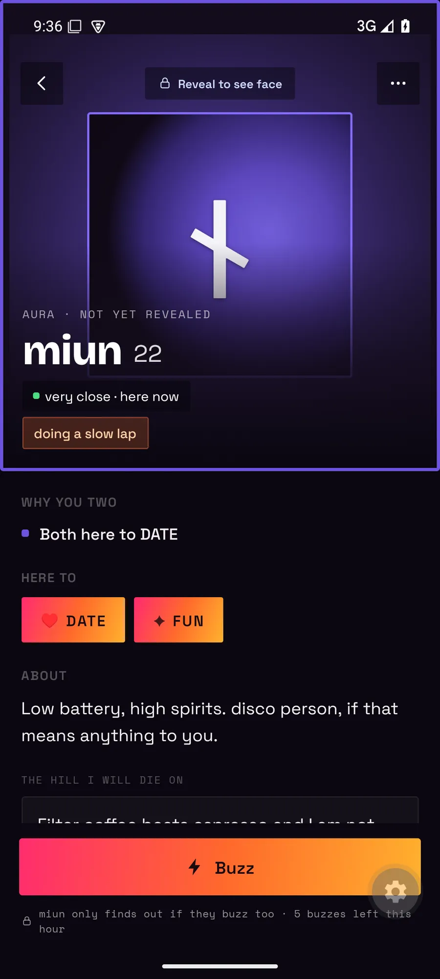 Aura, not yet revealed