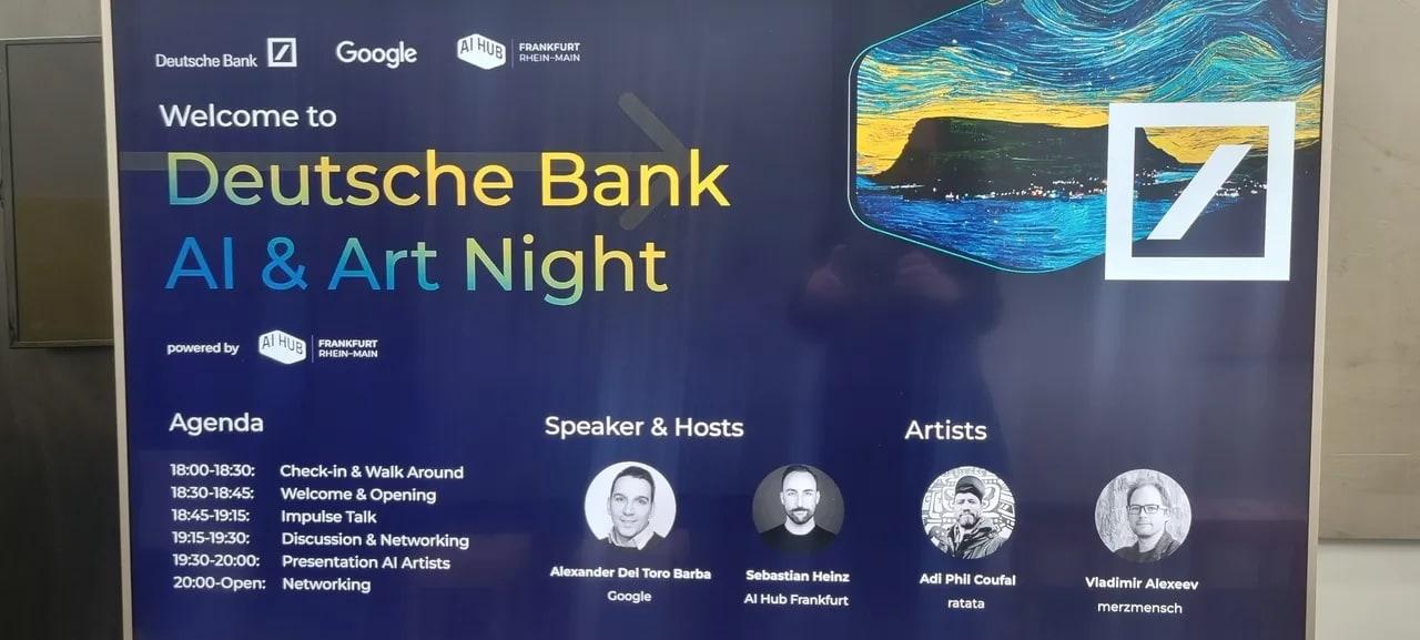 Deutsche Bank AI & Art Night