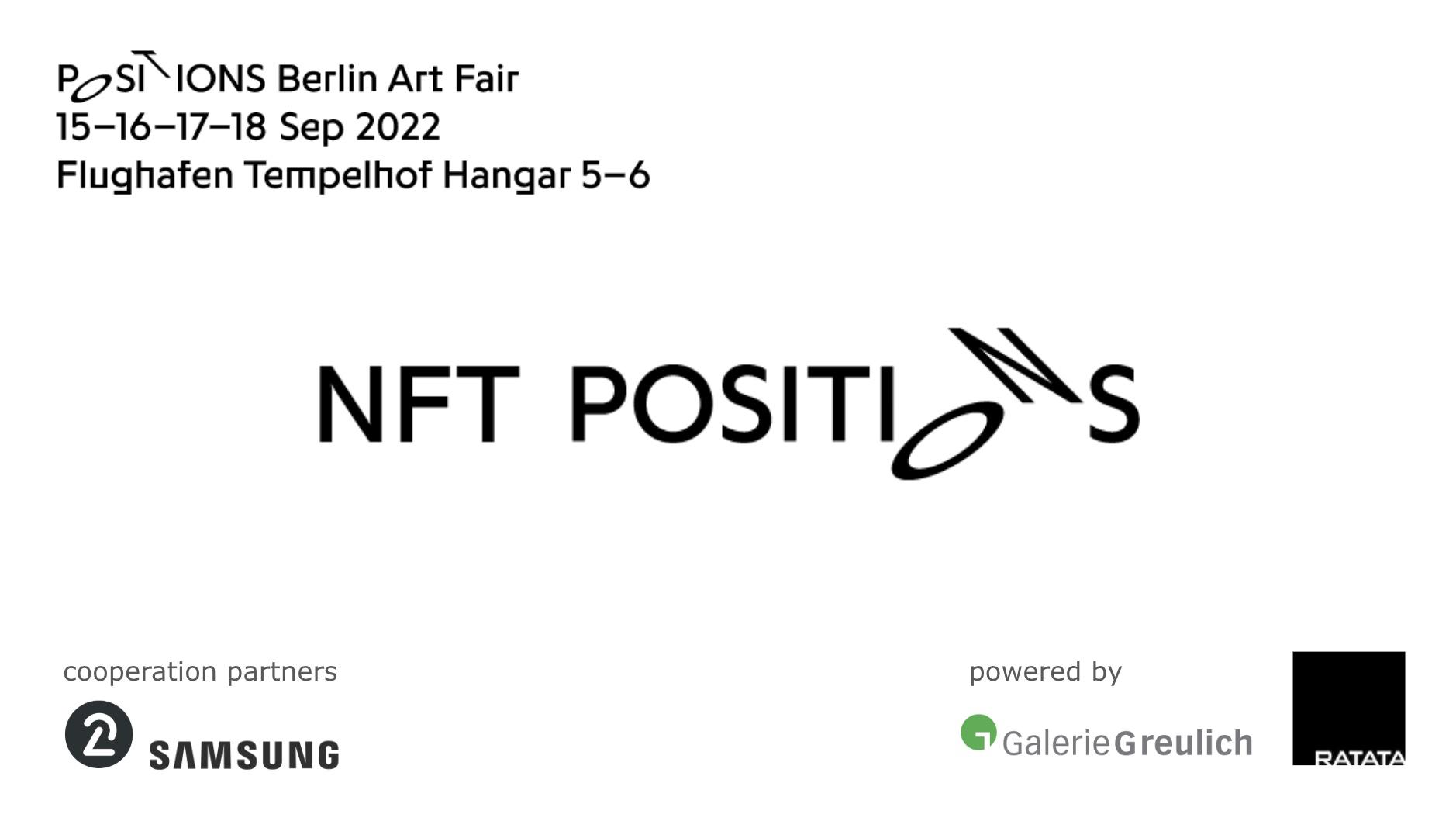 Positions Berlin Art Fair 2022 – Official NFT Booth