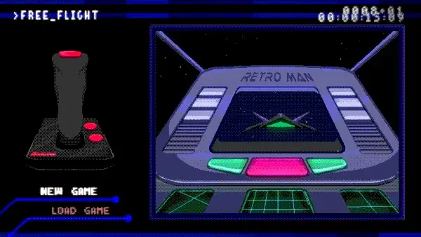 Retro Man™ in Training: Main Menu - Retro Manni